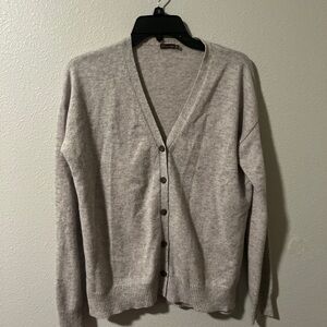 J McLaughlin Cardigan Sweater size small cashmere